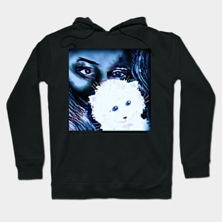 Me you and a cat named bluie Hoodie